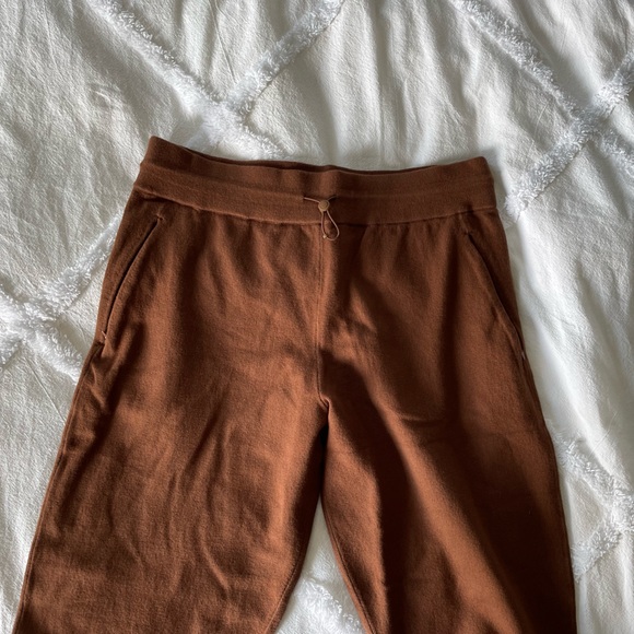 Lululemon cotton-cashmere knit joggers size 8 - Picture 2 of 5
